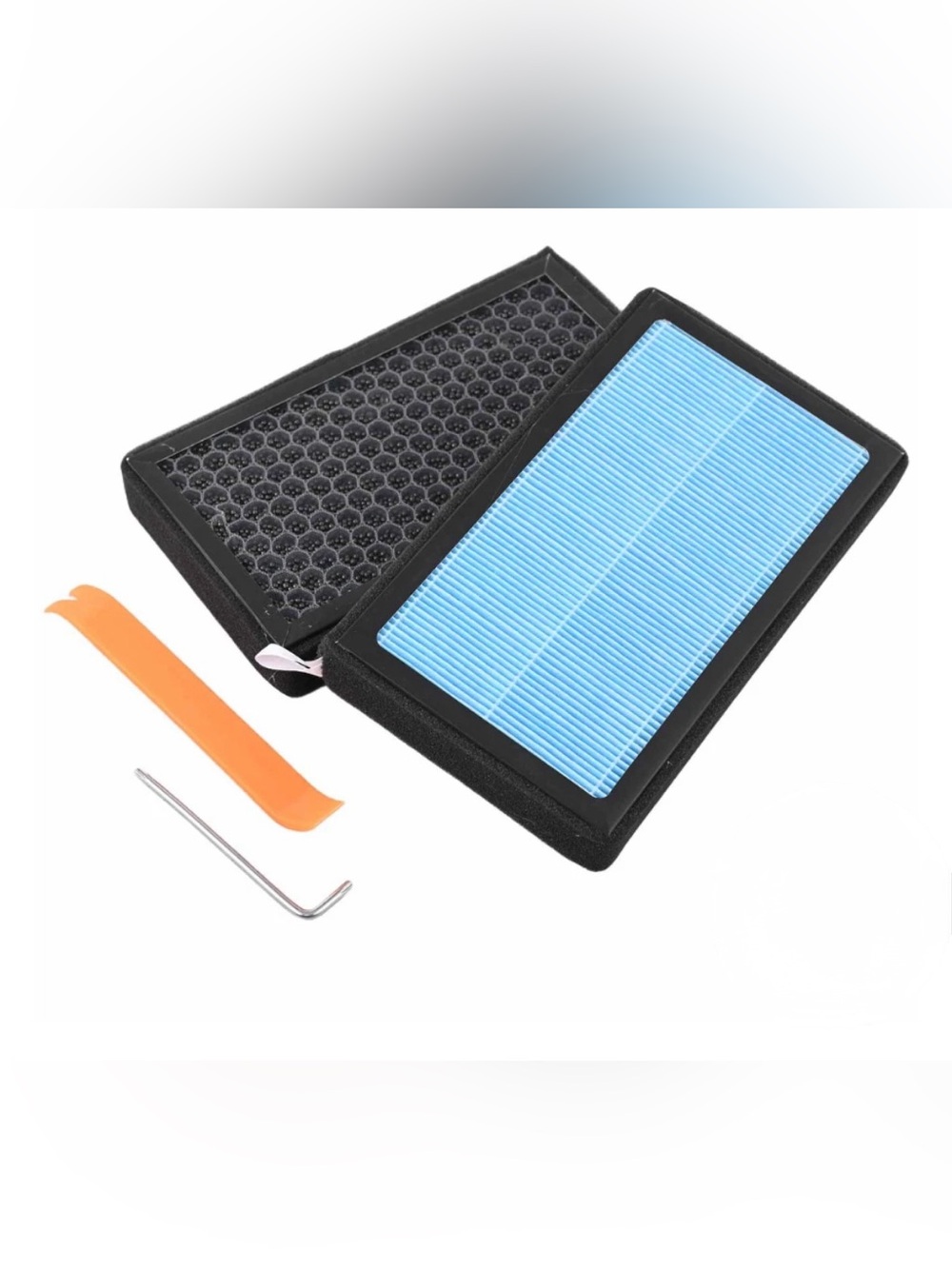 2Pcs HEPA Cabin Air Filter W/ Carbon For 2016-2025 Tesla Model 3& Model Y NEW